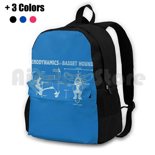 Basset Hound Outdoor Hiking Backpack for Climbing