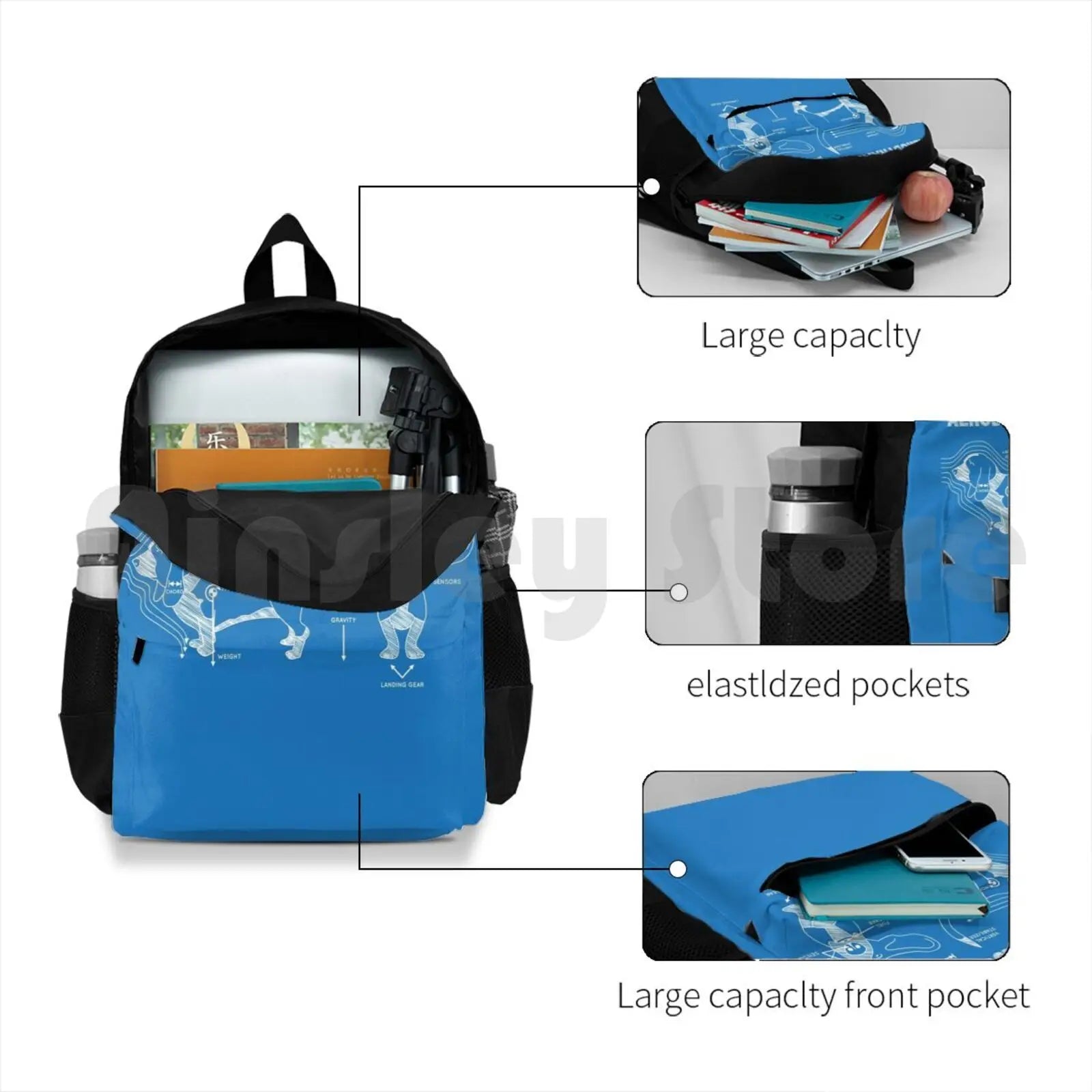 Basset Hound Outdoor Hiking Backpack for Climbing