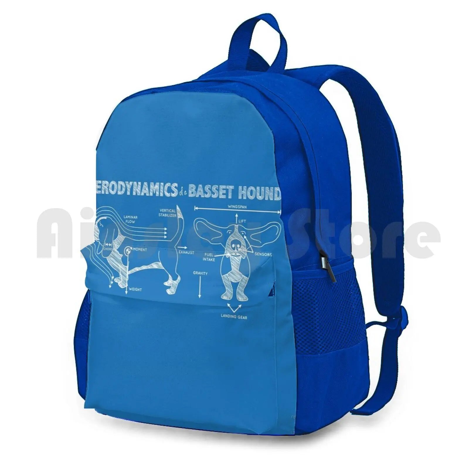 Basset Hound Outdoor Hiking Backpack for Climbing