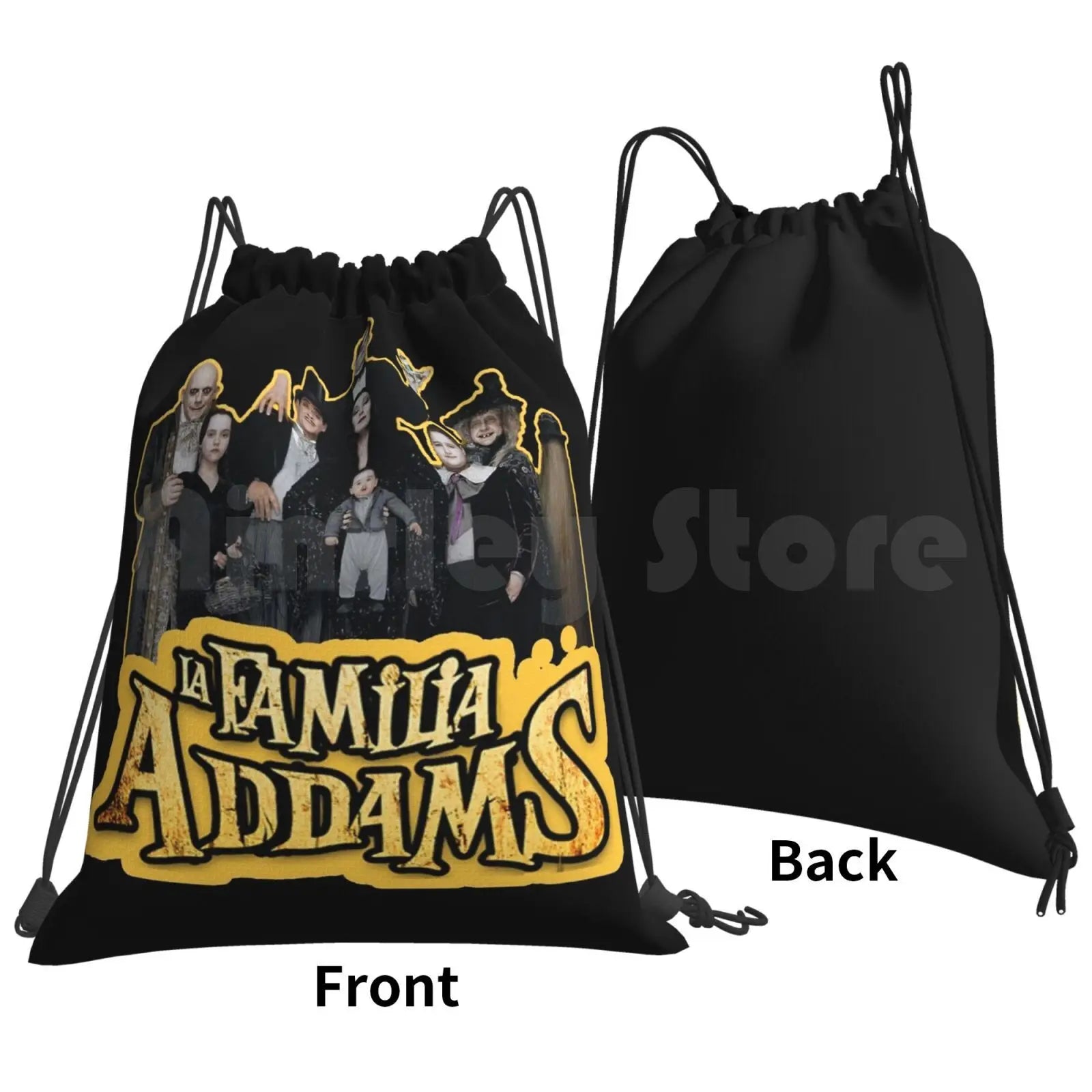 Gothic Horror Comedy Drawstring Bag for Riding Climbing Gym Movies