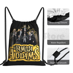 Gothic Horror Comedy Drawstring Bag for Riding Climbing Gym Movies