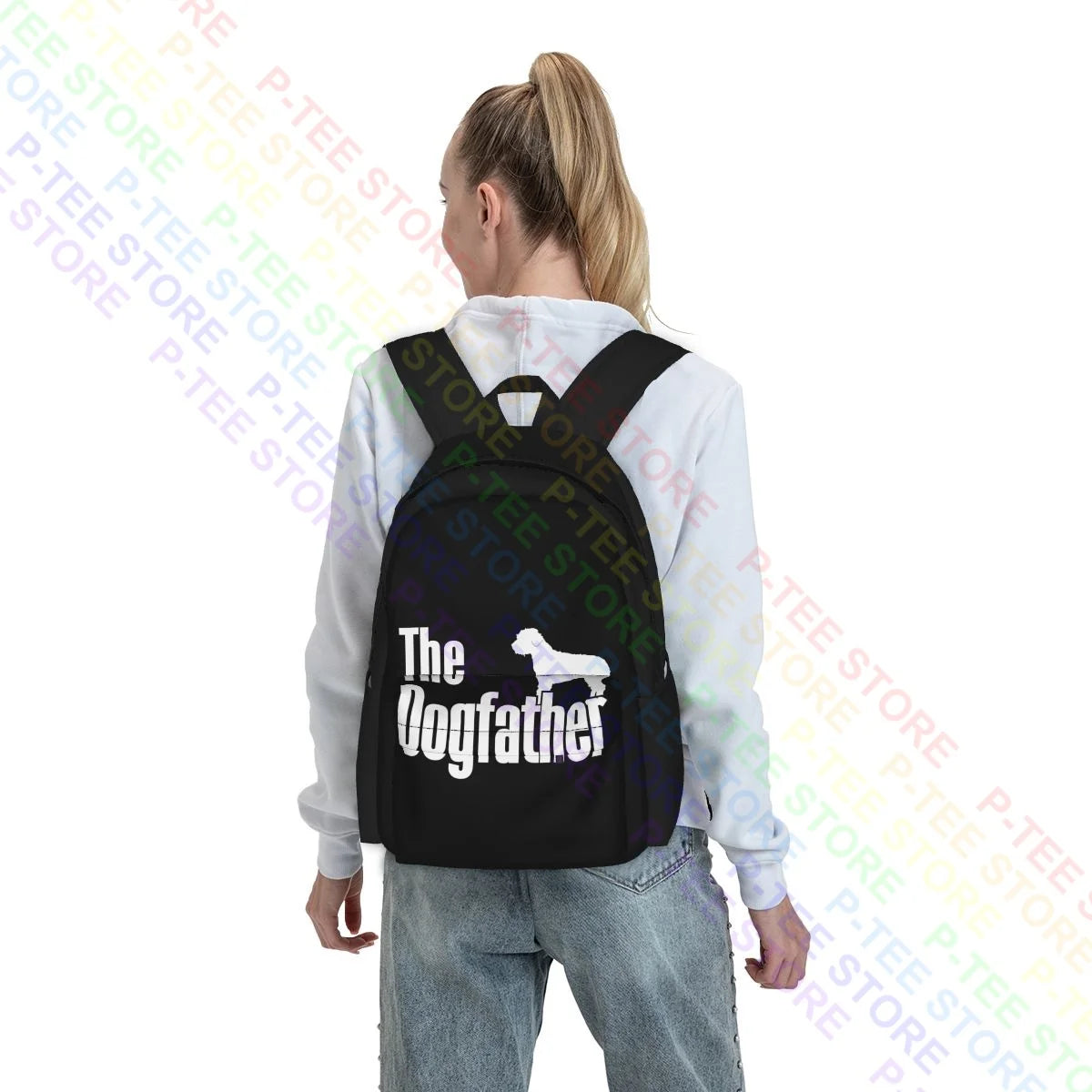 Dogfather Lagotto Romagnolo Backpack Travel Gym Bag