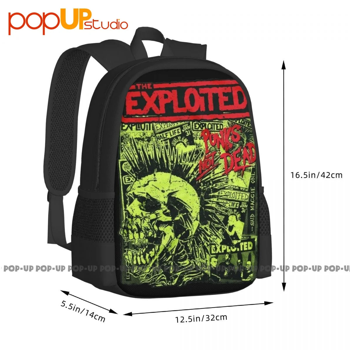 The Exploited Punks Not Dead Backpack