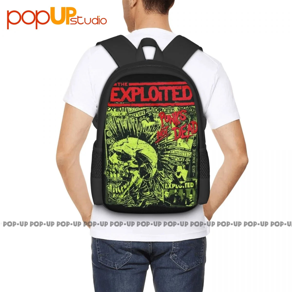 The Exploited Punks Not Dead Backpack