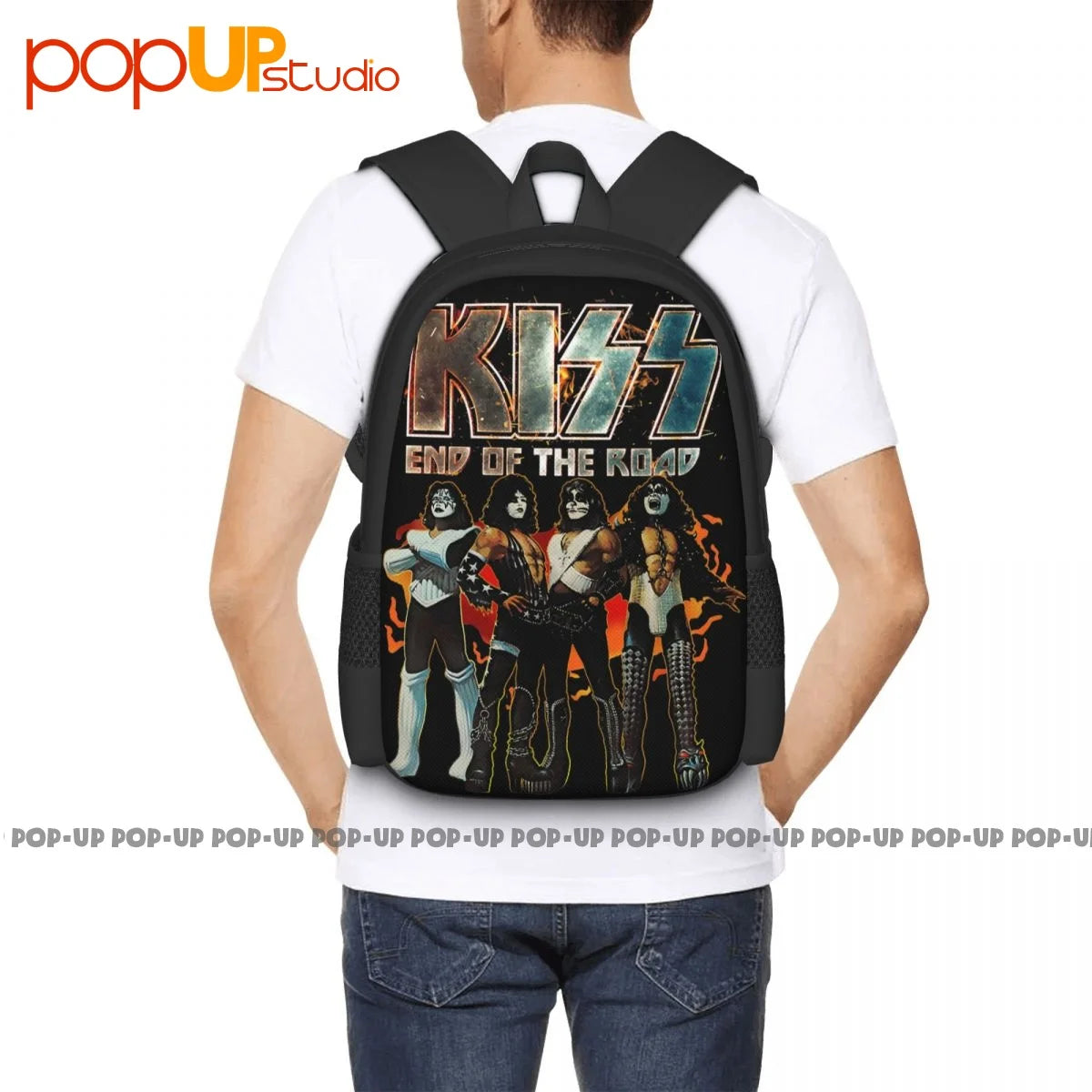 Kiss End Of The Road World Backpack Large Capacity