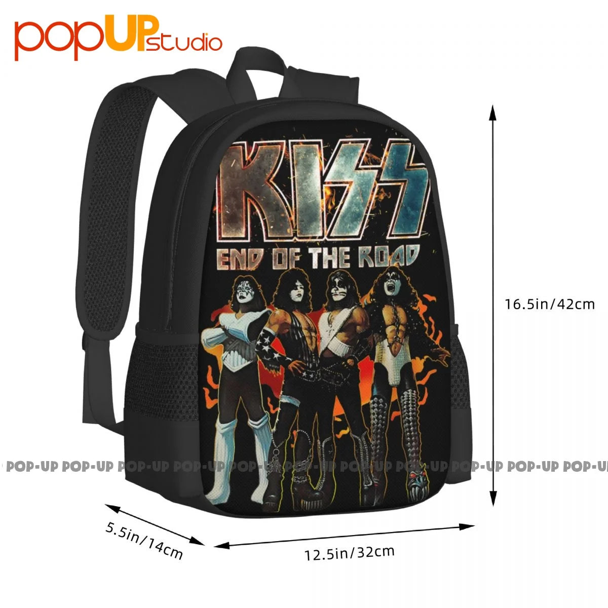Kiss End Of The Road World Backpack Large Capacity