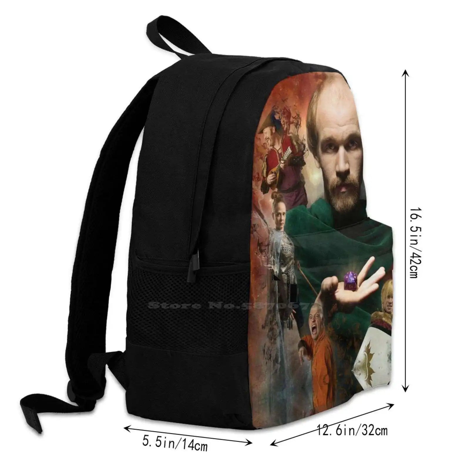 Gamers Dorkness Rising Laptop Bagpack