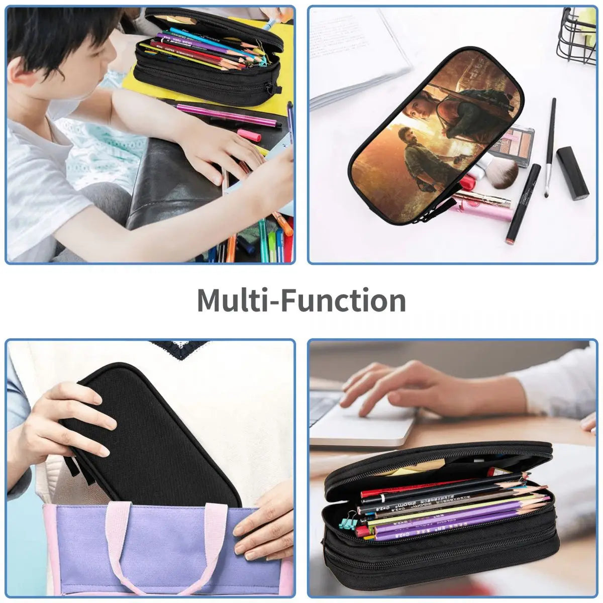 The Last Of Us Pen Box Student Anime Zipper Pen Bag