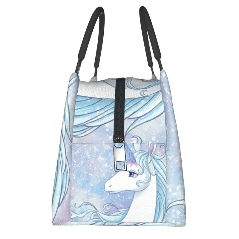 Last Unicorn Lunch Bag Insulated Women Fantasy Movie Reusable