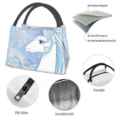 Last Unicorn Lunch Bag Insulated Women Fantasy Movie Reusable