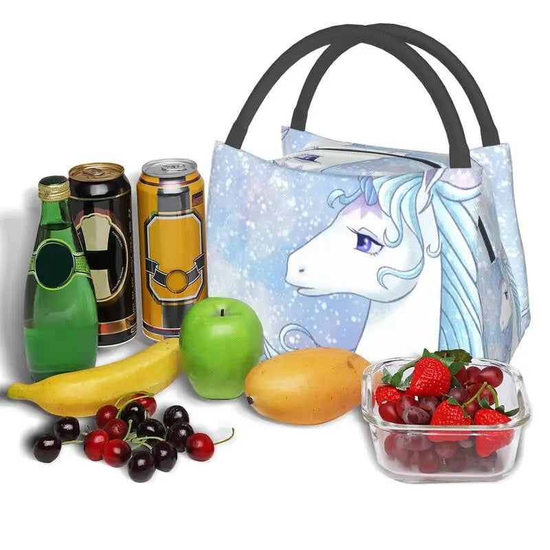 Last Unicorn Lunch Bag Insulated Women Fantasy Movie Reusable