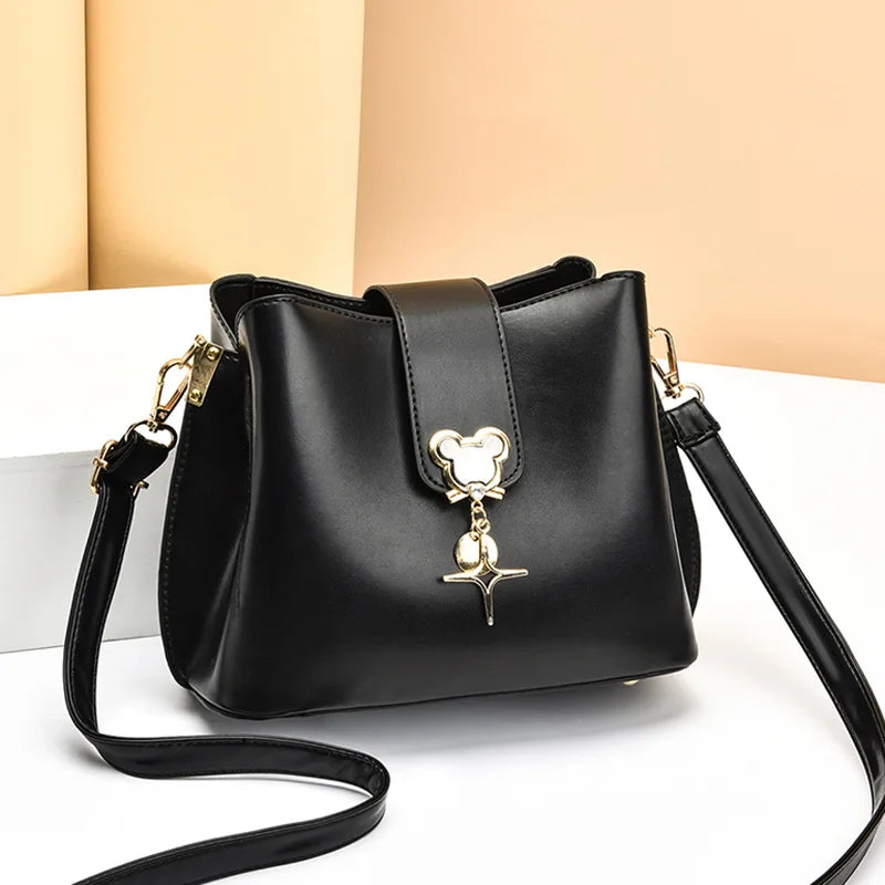 Retro Printing Small Messenger Bag Women Casual Ladies Shoulder Bag