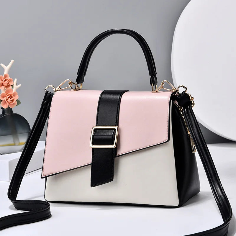 Small Bag Women's Shoulder Messenger Contrast Handbag