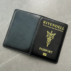 LOTR Rivendell Passport Cover Movie Travel Holder