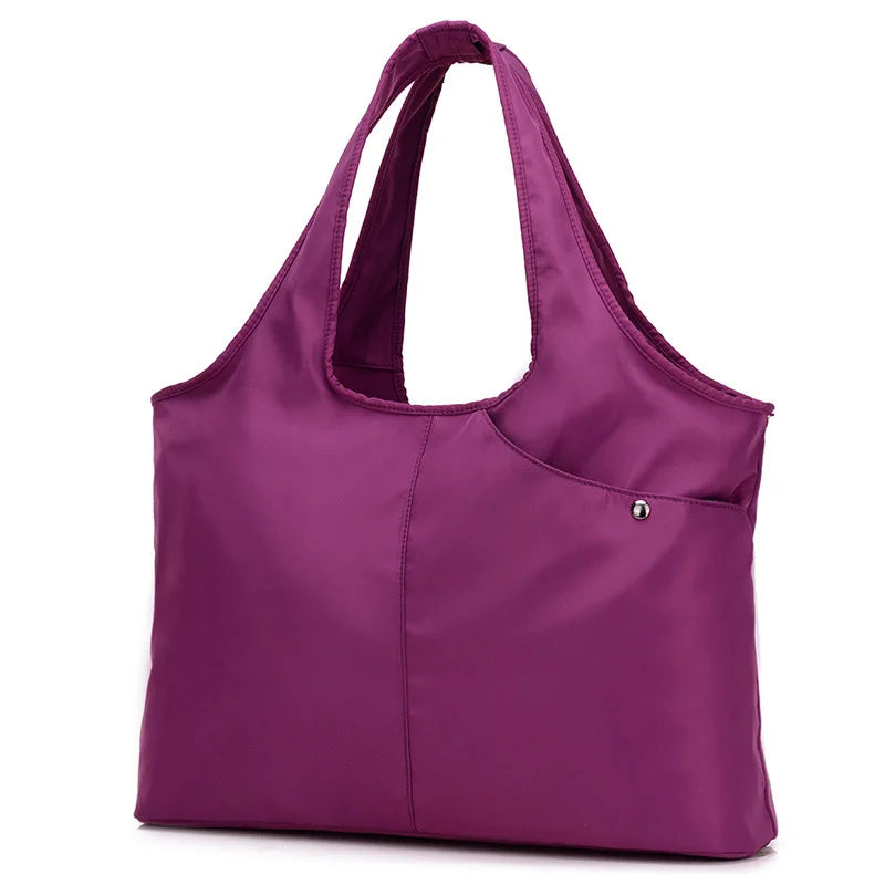 Oxford Washed Casual Shoulder Handbag
