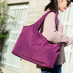 Big Bag Oxford Washed All-match Casual Mommy Cloth Shoulder Handbag