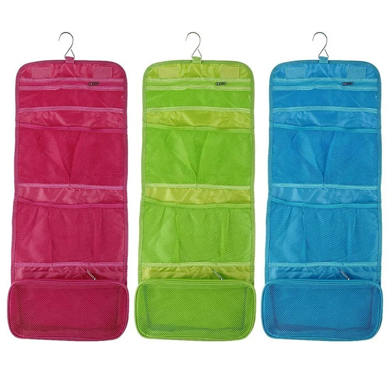 Large Portable Travel Jewelry Makeup Hanging Bag