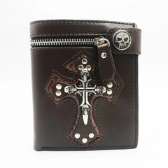 Anti-Theft Skulls Wallet with Chain