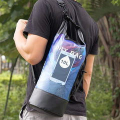 Transparent PVC Waterproof Bag Drifting Beach Outdoor Storage