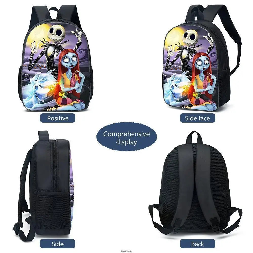 Nightmare Before Christmas Backpack 16in School Bag Boys Girls Software Primary