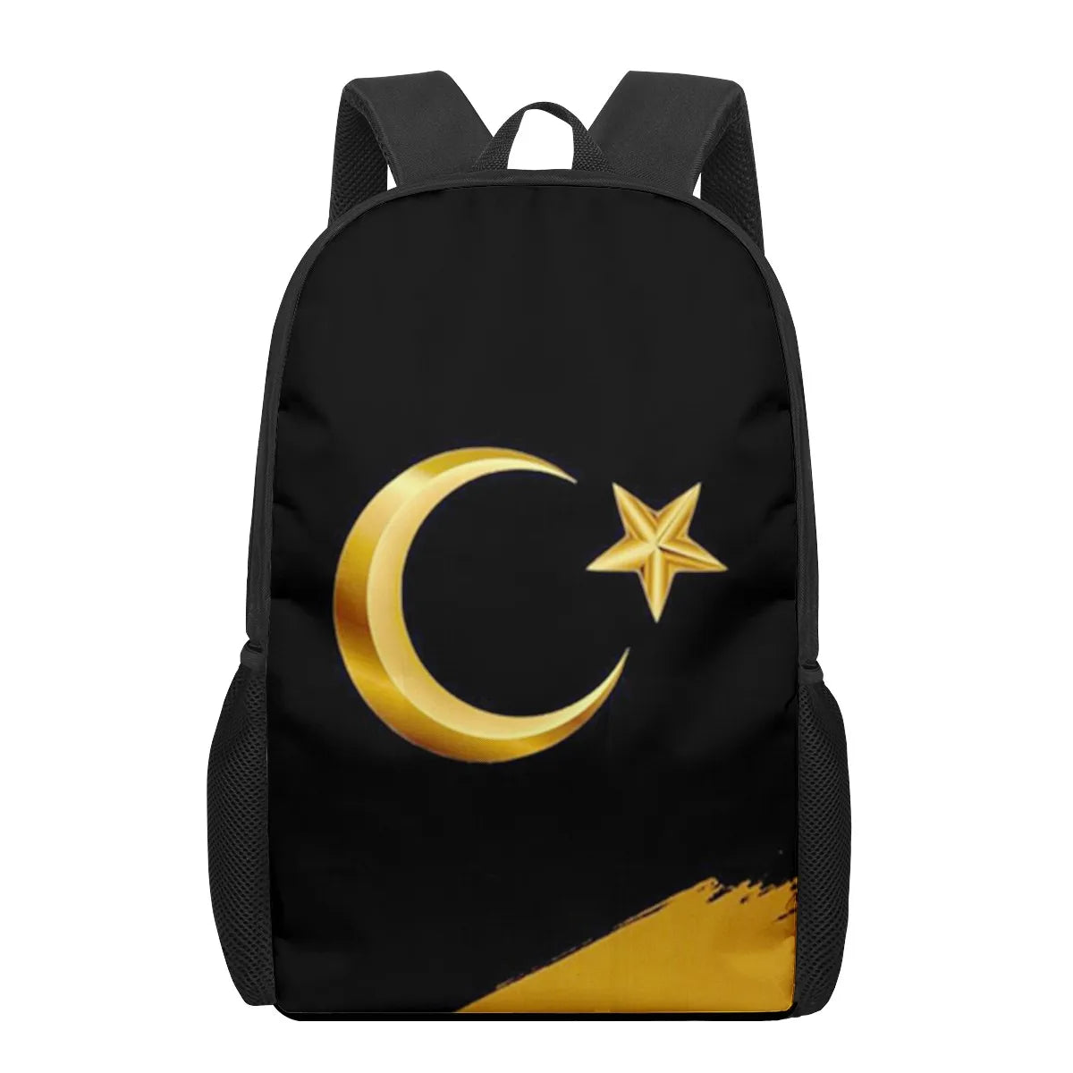 Turkey Flag 3D Pattern School Bag for Kids