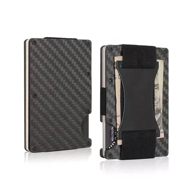 Ridge Minimalist Men's Slim Wallet-Rfid Shielded Credit Card Bag