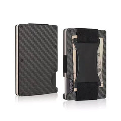 Ridge Minimalist Men's Slim Wallet-Rfid Shielded Credit Card Bag
