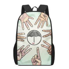 Umbrella Academy Kids Backpack 16inch School Bag Mochilas