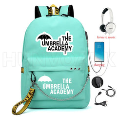 Umbrella Academy School Bag Boys Girls Backpack Orthopedic Junior Capacity