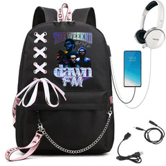 The Weeknd Teenager Backpacks Hot Vintage Schoolbags Girls Boys Harajuku
