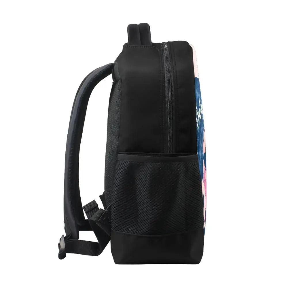 Maiden & Unicorn Backpack for Teens Polyester Book Bag