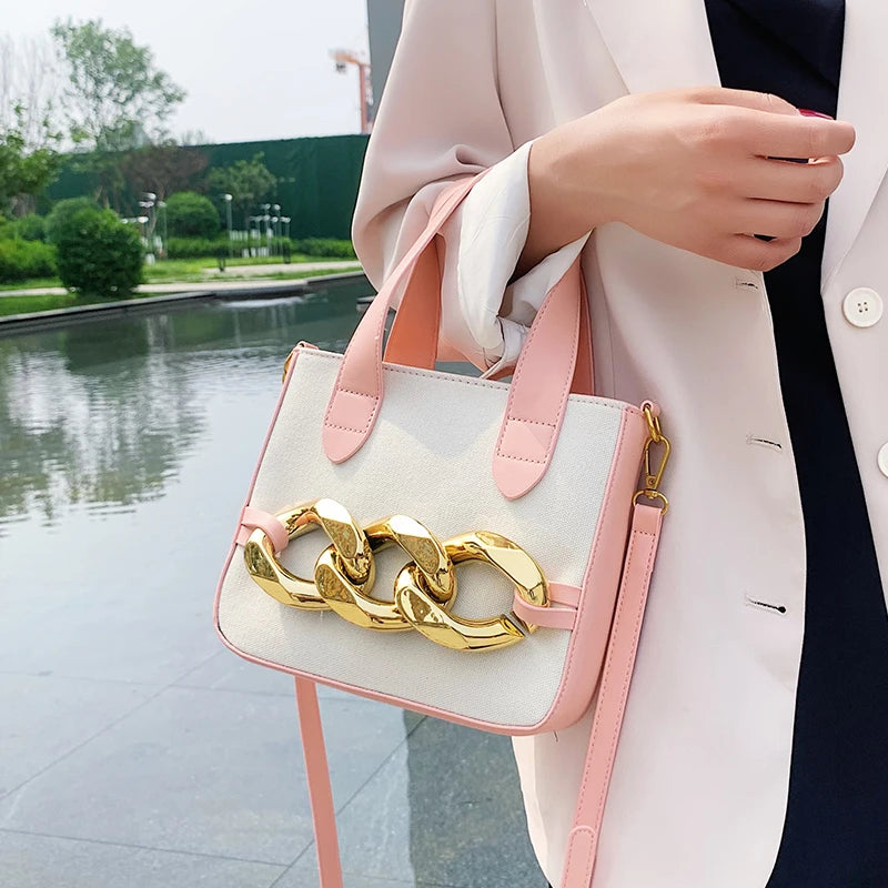 Chain Letter Bag Messenger Bag Female Commuter Niche Female Bag
