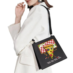Senior Shoulder Bag Woman Diagonal Monster Pattern Commuter Phone Bag