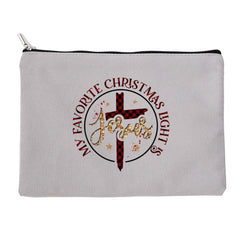 There Was Jesus Women Cosmetic Bag Makeup Pouch Handbag Lipstick Organizers