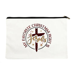 There Was Jesus Women Cosmetic Bag Makeup Pouch Handbag Lipstick Organizers