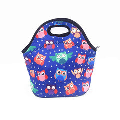 Print Neoprene Lunch Bag for Women Kids Cooler Insulation Lunch Box