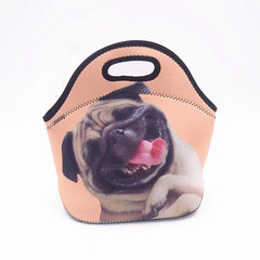 Print Neoprene Lunch Bag for Women Kids Cooler Insulation Lunch Box