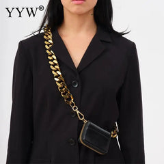 Thick Chain One-Shoulder Messenger Bag Change Chest Bag