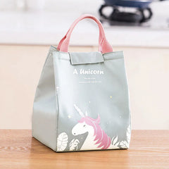 Thermal Insulation Lunch Bag Large Capacity Cartoon Picnic Bag