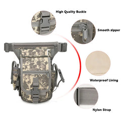 Tactical Waterproof Motorcycle Bag Waist Fanny Pack for Men Women