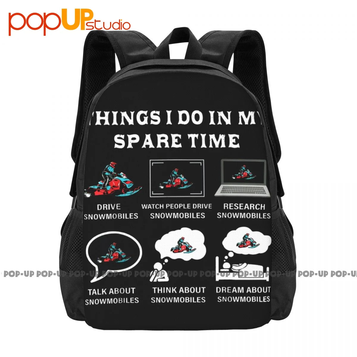 Snowmobiling Backpack Large Capacity Softback Gymnast Bag