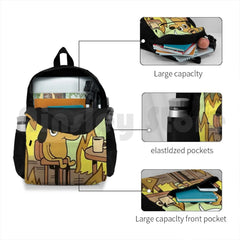 This Is Fine Dog Meme Outdoor Hiking Backpack Sports Bag