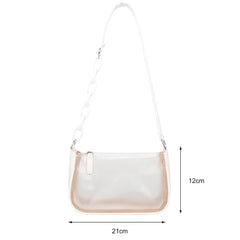 Transparent Jelly Beach Tote Bag for Women