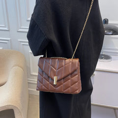 Winter PU Leather Crossbody Bag Shoulder Messenger HandBag