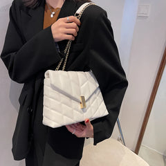 Winter PU Leather Crossbody Bag Shoulder Messenger HandBag
