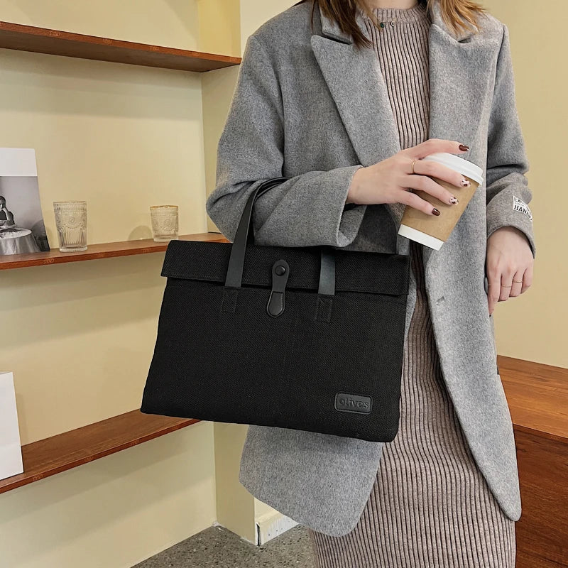 Three Colors Unisex Briefcase Computer Bag Large Capacity Handbag