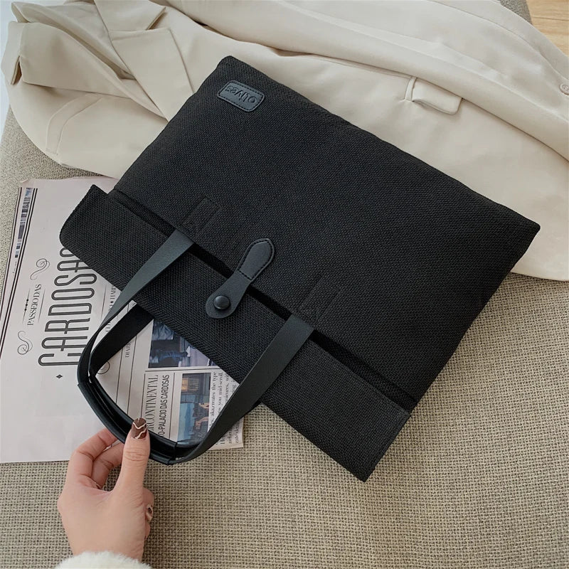 Three Colors Unisex Briefcase Computer Bag Large Capacity Handbag