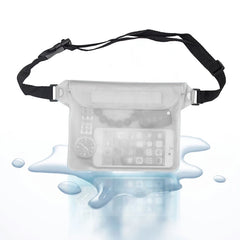 3-Layer Sealed Touch Screen Waterproof Phone Bag Sports Waist Bag