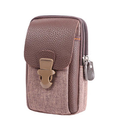 Men's 3-Layer Vertical Waist Bag