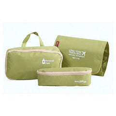 3-Piece Hanging Cosmetic Bag Travel Makeup Organizer